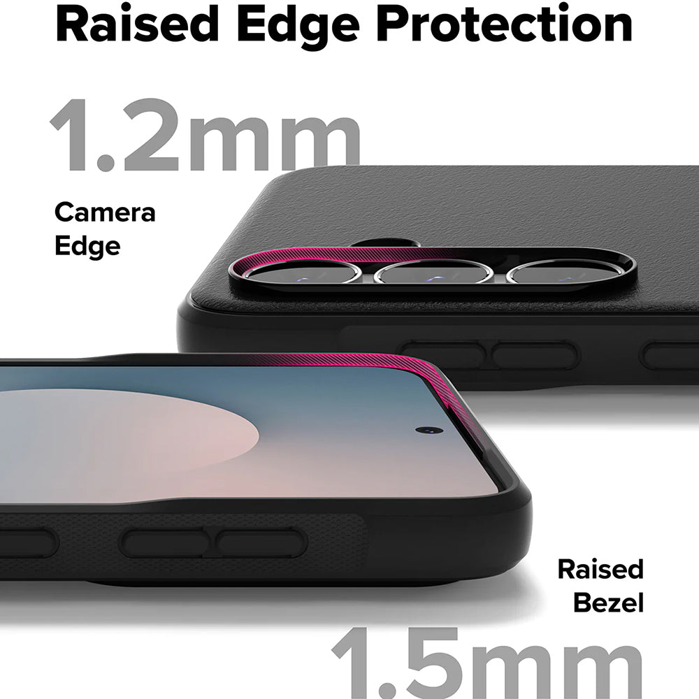 Husa de protectie Ringke Onyx compatibil cu Samsung Galaxy S25 FE, Negru