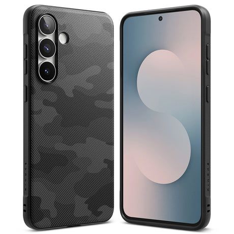 Husa de protectie Ringke Onyx compatibil cu Samsung Galaxy S25 FE, Camo Black
