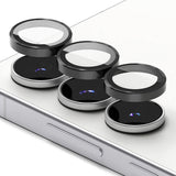 Folie de protectie Ringke Camera Lens Frame Glass (set de 2) compatibil cu Samsung Galaxy S25 FE, Negru