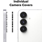 Folie de protectie Ringke Camera Lens Frame Glass (set de 2) compatibil cu Samsung Galaxy S25 FE, Negru