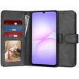 Husa de protectie Techsuit Diary Book compatibil cu Samsung Galaxy A07 4G, Negru