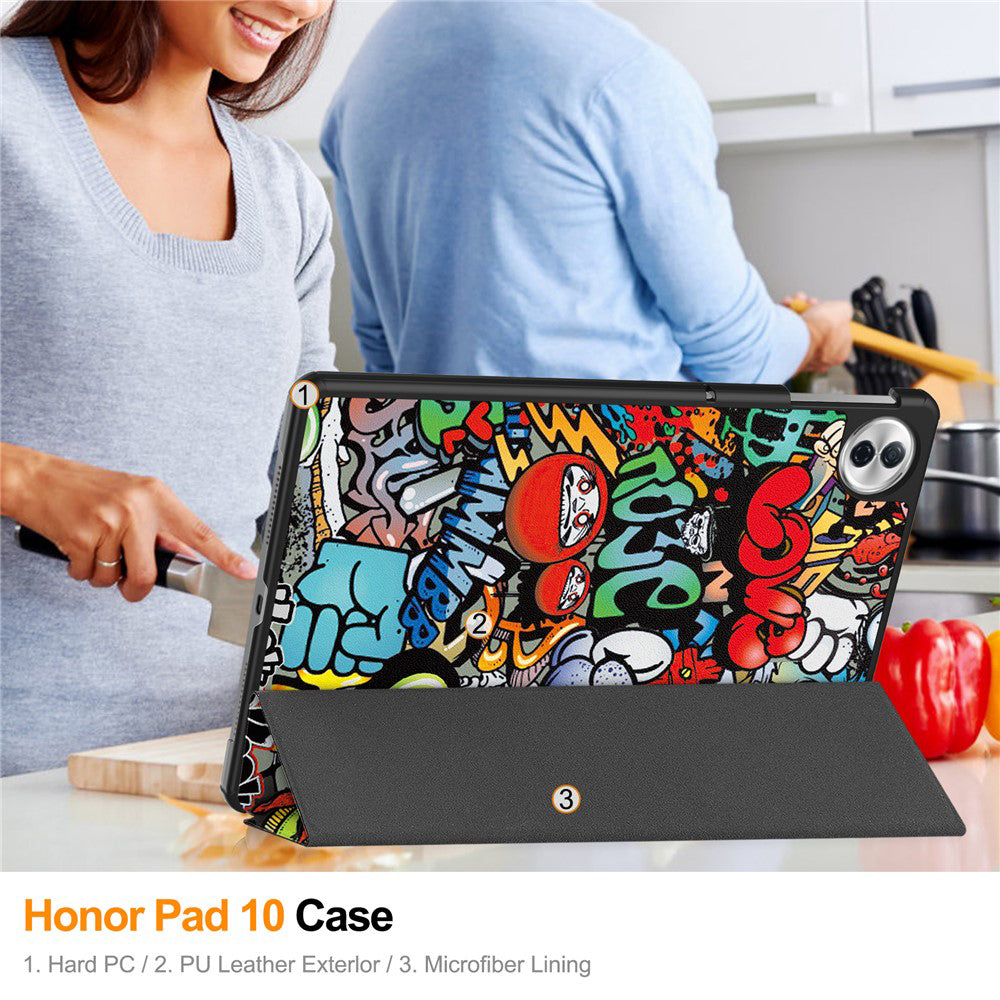 Husa de protectie tableta Techsuit FoldPro compatibil cu Honor Pad 10, Urban Vibe