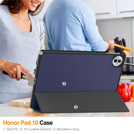 Husa de protectie tableta Techsuit FoldPro compatibil cu Honor Pad 10, Albastru