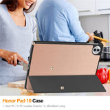 Husa de protectie tableta Techsuit FoldPro compatibil cu Honor Pad 10, Roz Auriu