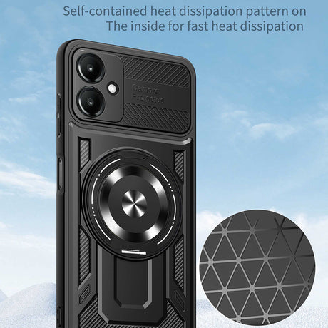 Husa de protectie Techsuit RuggedCam compatibil cu Samsung Galaxy A07 4G, Gri
