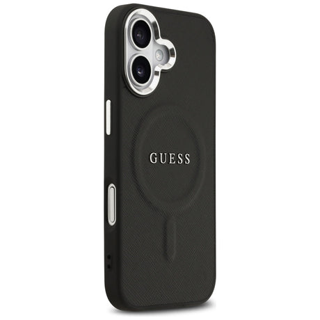 Husa de protectie Guess Hardcase Classic Logo MagSafe (GUHMP17SPSAREGSK) compatibil cu iPhone 17, Negru