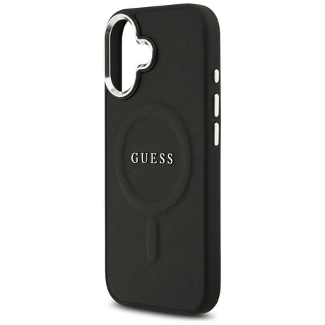 Husa de protectie Guess Hardcase Classic Logo MagSafe (GUHMP17SPSAREGSK) compatibil cu iPhone 17, Negru