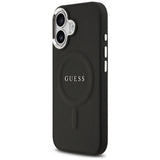 Husa de protectie Guess Hardcase Classic Logo MagSafe (GUHMP17SPSAREGSK) compatibil cu iPhone 17, Negru
