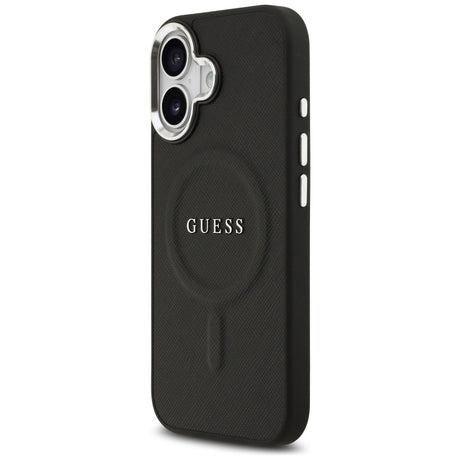 Husa de protectie Guess Hardcase Classic Logo MagSafe (GUHMP17SPSAREGSK) compatibil cu iPhone 17, Negru