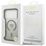 Husa de protectie Guess IML Gradient Triangle Logo MagSafe (GUHMP17XHGTMLCGA) compatibil cu iPhone 17 Pro Max, Kaki