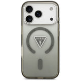 Husa de protectie Guess IML Gradient Triangle Logo MagSafe (GUHMP17XHGTMLCGA) compatibil cu iPhone 17 Pro Max, Kaki