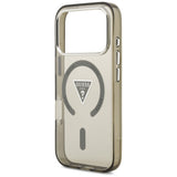 Husa de protectie Guess IML Gradient Triangle Logo MagSafe (GUHMP17LHGTMLCGA) compatibil cu iPhone 17 Pro, Kaki
