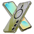 Husa de protectie Techsuit Shockproof Clear Silicone MagSafe compatibil cu Samsung Galaxy S24 FE, Negru Fumuriu
