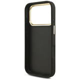 Husa de protectie Guess Big 4G Classic Logo with Big Strap Metal Buttons (GUHCP17LP4G4BCSK) compatibil cu iPhone 17 Pro, Negru