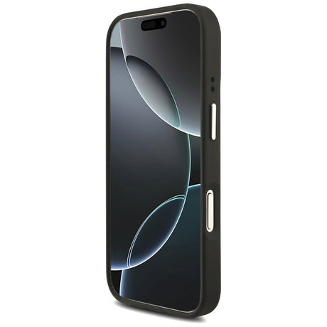 Husa de protectie Guess Big 4G Classic Logo with Big Strap Metal Buttons (GUHCP17LP4G4BCSK) compatibil cu iPhone 17 Pro, Negru