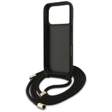 Husa de protectie Guess Crossbody Cord 4G Big Logo (GUHCP17LP4GMGCRW) compatibil cu iPhone 17 Pro, Maro
