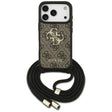 Husa de protectie Guess Crossbody Cord 4G Big Logo (GUHCP17LP4GMGCRW) compatibil cu iPhone 17 Pro, Maro