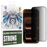Folie de protectie Lito D+ Max Strong Privacy compatibil cu iPhone 17 Pro Max, Negru