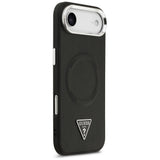 Husa de protectie Guess Hardcase Triangle Logo MagSafe (GUHMP17MPSDTSCMK) compatibil cu iPhone 17 Air, Negru