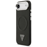 Husa de protectie Guess Hardcase Triangle Logo MagSafe (GUHMP17MPSDTSCMK) compatibil cu iPhone 17 Air, Negru
