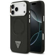 Husa de protectie Guess Hardcase Triangle Logo MagSafe (GUHMP17XPSDTSCMK) compatibil cu iPhone 17 Pro Max, Negru