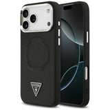 Husa de protectie Guess Hardcase Triangle Logo MagSafe (GUHMP17XPSDTSCMK) compatibil cu iPhone 17 Pro Max, Negru