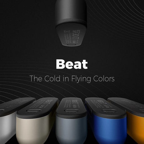 Ocoopa Hand Warmer UT2s (UT2S-BU), Type-C, with Power Bank, Electric, Magnetic Design, MagTwins, 2x 5000mAh, Albastru