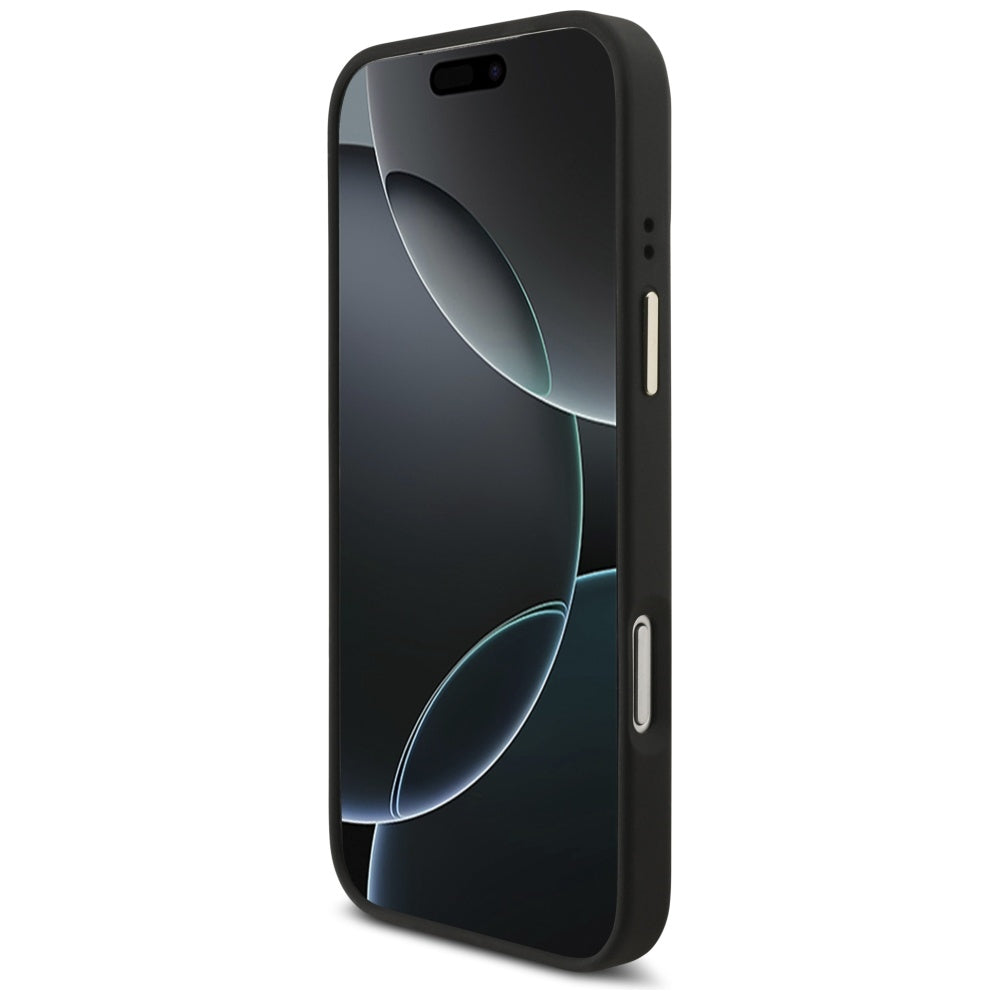 Husa de protectie Guess Cardslot 4G MagSafe compatibil cu iPhone 17 Pro Max, Negru