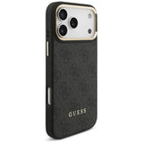Husa de protectie Guess Cardslot 4G MagSafe compatibil cu iPhone 17 Pro Max, Negru