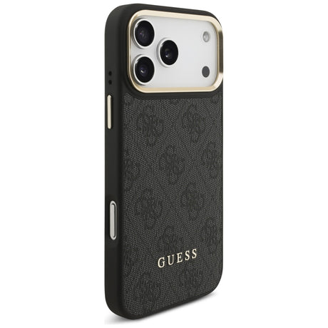 Husa de protectie Guess Cardslot 4G MagSafe compatibil cu iPhone 17 Pro Max, Negru