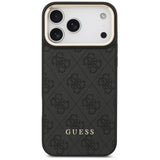Husa de protectie Guess Cardslot 4G MagSafe compatibil cu iPhone 17 Pro Max, Negru