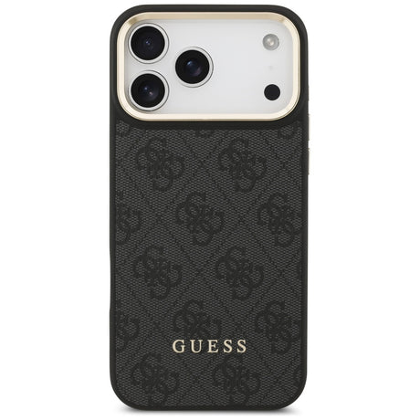 Husa de protectie Guess Cardslot 4G MagSafe compatibil cu iPhone 17 Pro Max, Negru