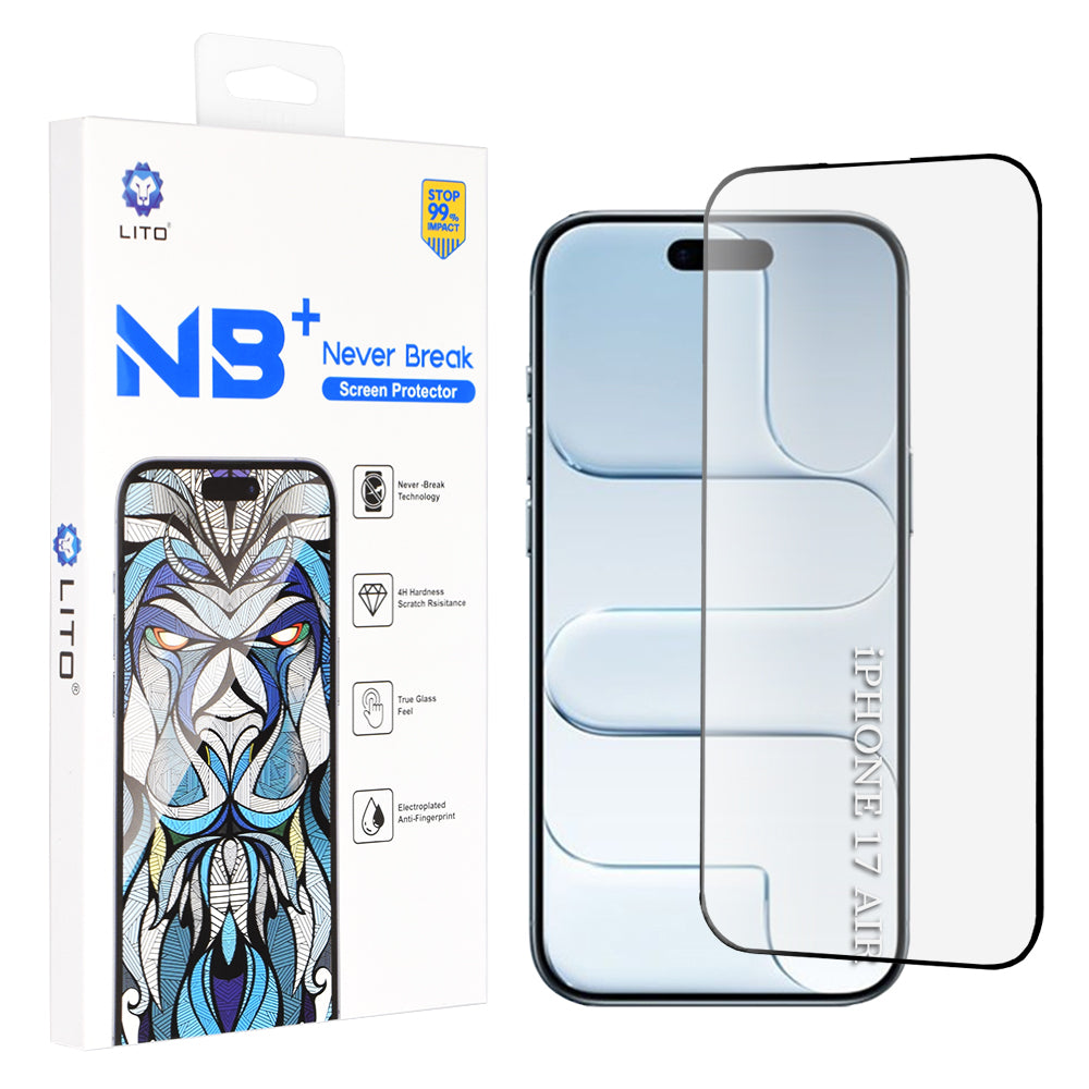 Folie de protectie Lito NB compatibil cu iPhone 17 Air, Negru