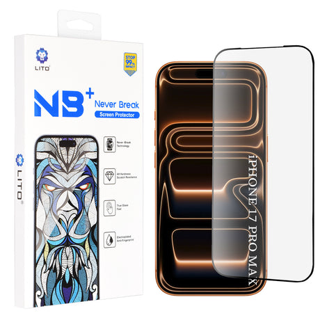 Folie de protectie Lito NB compatibil cu iPhone 17 Pro Max, Negru