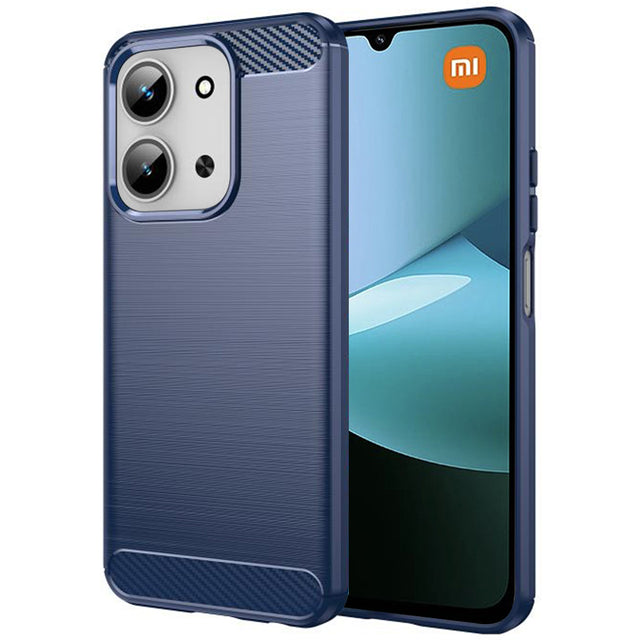 Husa de protectie Techsuit Carbon Silicone compatibil cu Xiaomi Redmi 15C 4G / Redmi 15C 5G / Poco C85 4G, Albastru