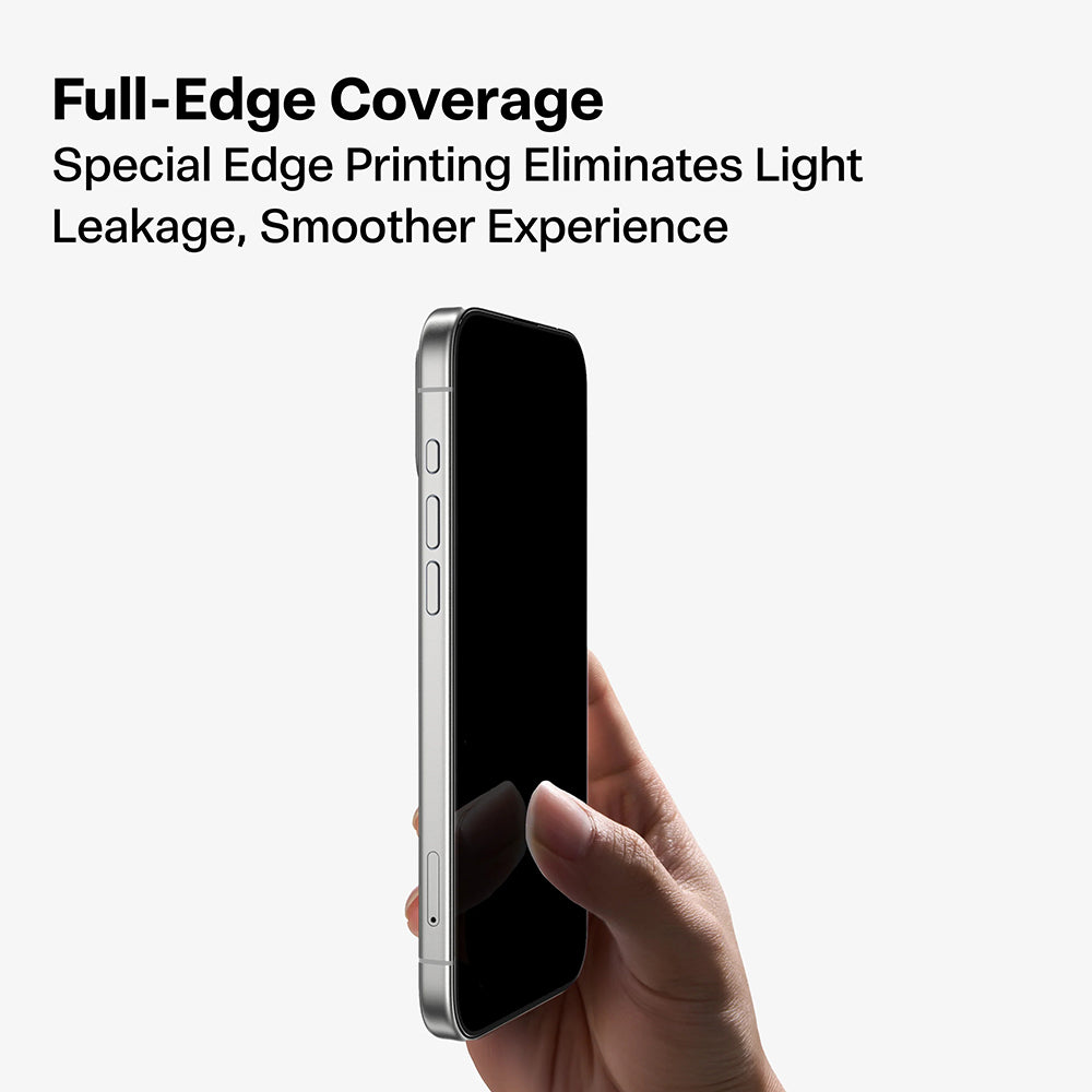 Folie de protectie Torras GlassGo Install Master Privacy compatibil cu iPhone 17, Negru