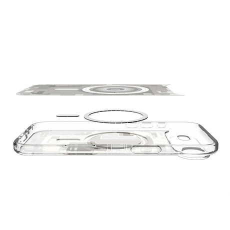 Husa de protectie Spigen Ultra Hybrid Zero One MagSafe (ACS10319) compatibil cu iPhone 17 Air, Titanium Natural