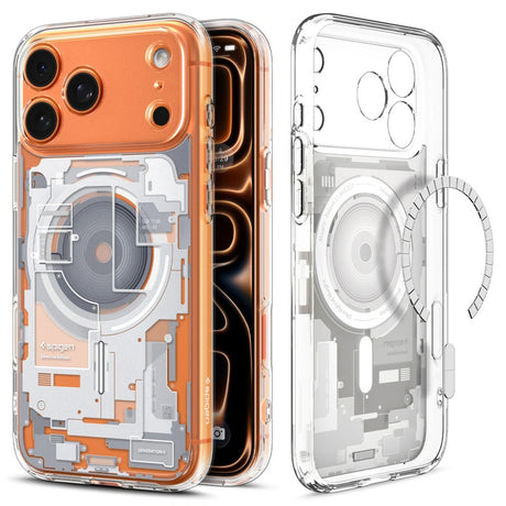 Husa de protectie Spigen Ultra Hybrid Zero One MagSafe (ACS10287) compatibil cu iPhone 17 Pro Max, Alb