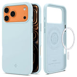 Husa de protectie Spigen Silicone Fit MagSafe (ACS10338) compatibil cu iPhone 17 Pro, Mute Blue