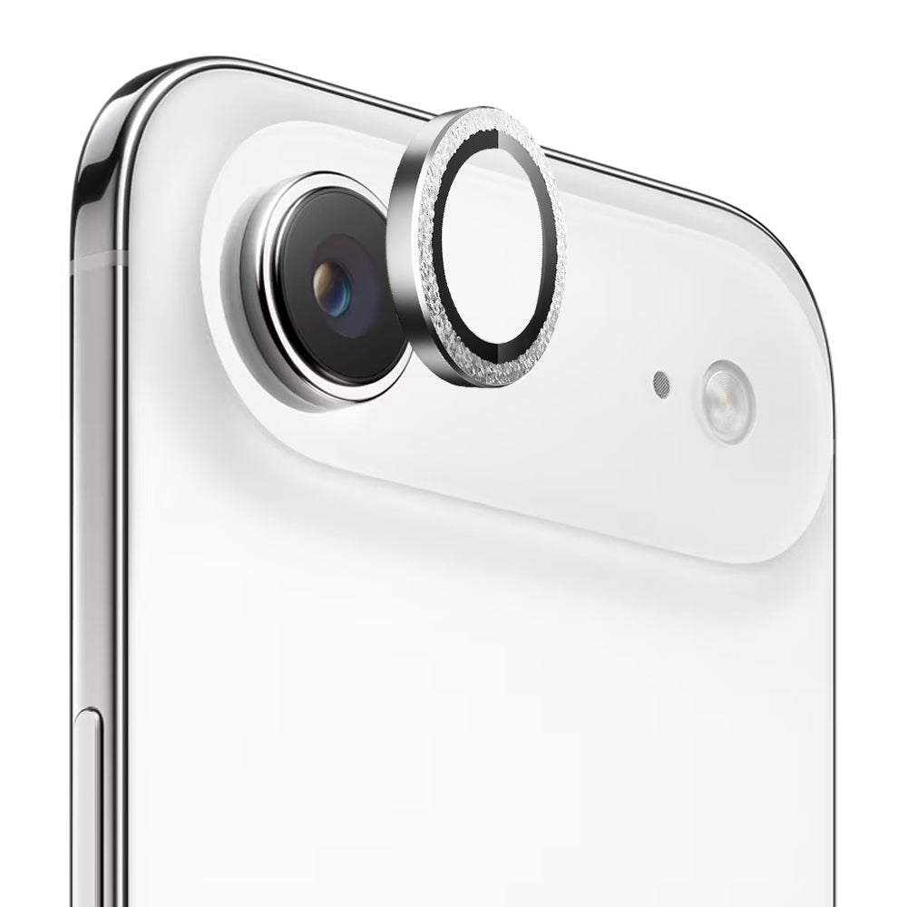 Folie de protectie Blueo Original Metal Frame Lens Glass compatibil cu iPhone 17 Air, Argintiu Diamond