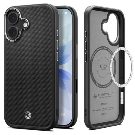 Husă Spigen Enzo Aramid "T" MagSafe pentru iPhone 17