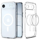 Husa de protectie Spigen Ultra Hybrid MagSafe (ACS10313) compatibil cu iPhone 17 Air, Transparent /White