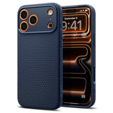 Husa de protectie Spigen Liquid Air (ACS10332) compatibil cu iPhone 17 Pro, Bleumarin