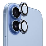 Folie de protectie Blueo Sapphire Crystal Original Lens Glass compatibil cu iPhone 17, Albastru Deschis