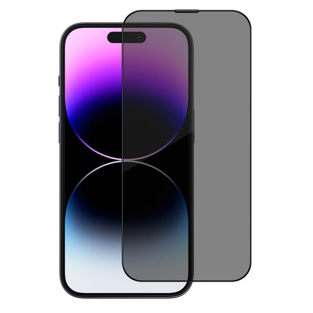 Folie de protectie Blueo Premium Sapphire Non Breaking / Scratching 9H Glass compatibil cu iPhone 16 Pro Max / iPhone 17 Pro Max, Privacy