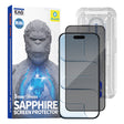 Folie de protectie Blueo Premium Sapphire Non Breaking / Scratching 9H Glass compatibil cu iPhone 17 Air, Privacy