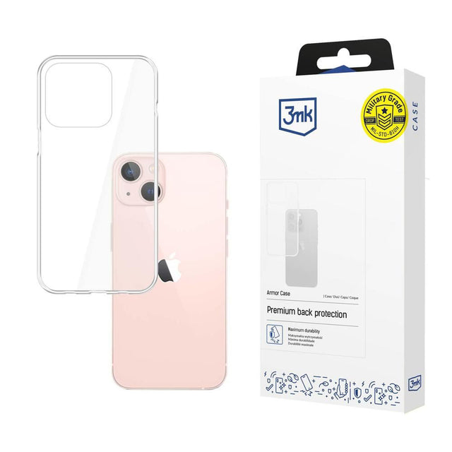 Husa de protectie 3mk Armor compatibil cu iPhone 14, Transparent