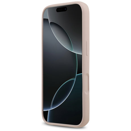 Husă Guess Silicone Big 4G Script pentru iPhone 17 Pro, roz