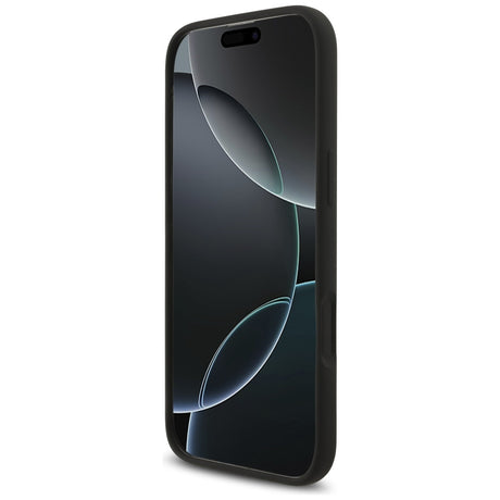Husa de protectie Guess Silicone Big 4G Script (GUHCP17MSC4GSMK) compatibil cu iPhone 17 Air, Negru