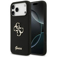 Guess Silicone Big 4G Script fekete tok iPhone 17 Pro Max készülékhez